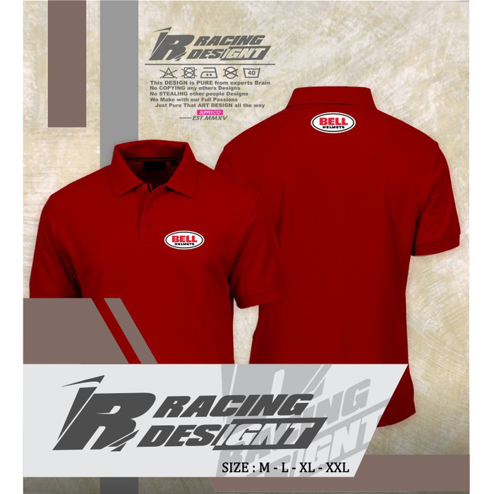 (ORIGINAL) Áo thun Polo tay ngắn có cổ hình mũ bảo hiểm -IR Merch -jhahis