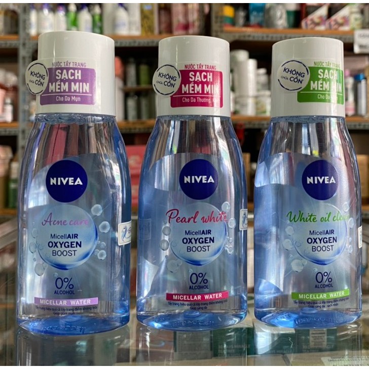 Nước tẩy trang không cồn NIVEA Micellar Water 125ml