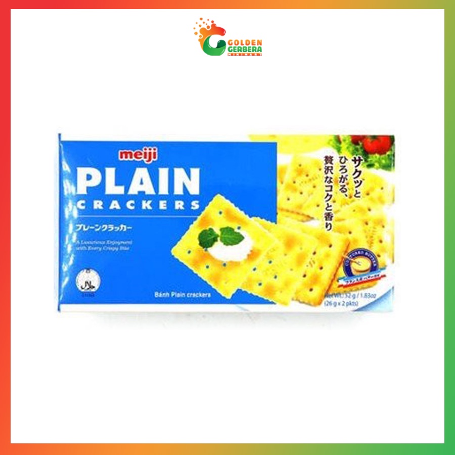 Bánh Quy Ăn Kiêng Meiji Plain Crackers Nhật Bản 52 - 104g Giá Tốt | BigBuy360 - bigbuy360.vn