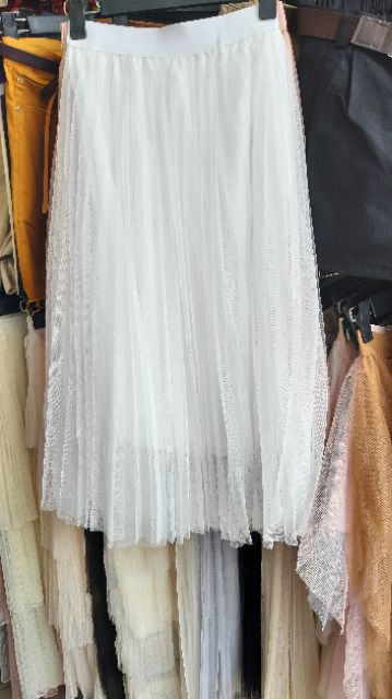 Có ảnh thật_Chân váy ren xếp li phiên bản Hàn quốc | BigBuy360 - bigbuy360.vn