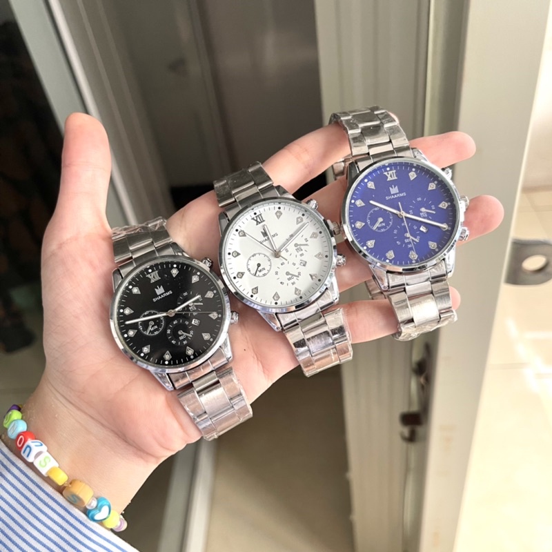 Đồng Hồ Nam Chính Hãng SHAARMS Dây Sắt Cao Cấp Sang Trọng, Có Lịch Ngày Đẹp Giá Rẻ | BigBuy360 - bigbuy360.vn