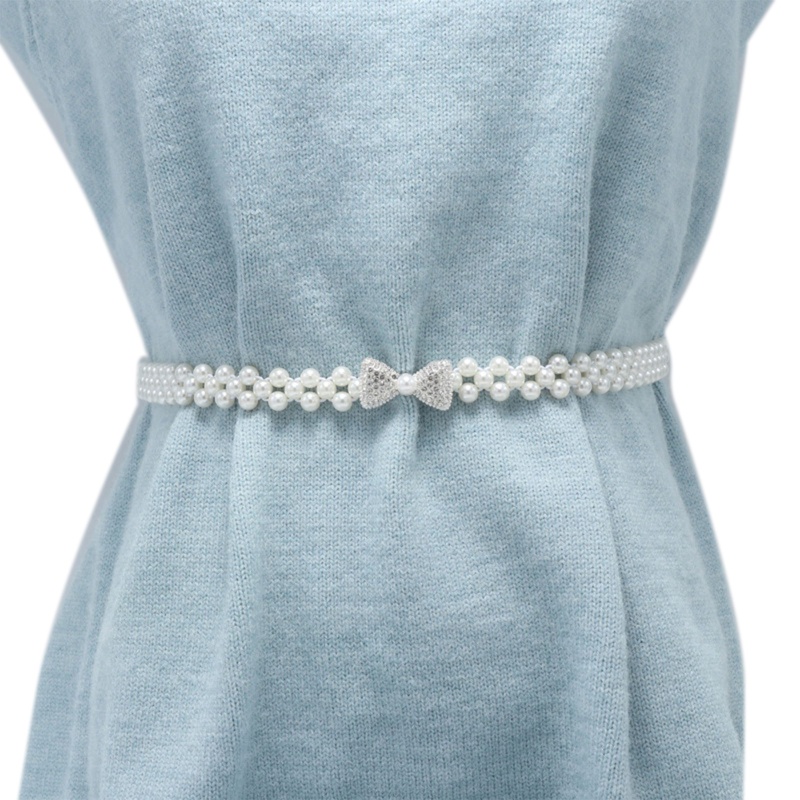 Thắt Lưng Đính Hạt Ngọc Trai Cho Đầm Cưới
