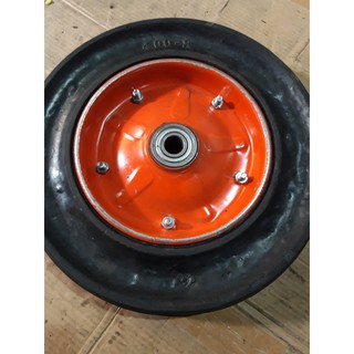 bánh xe đặc 400-8 gắn xe rùa , gắn cối trộn hồ và xe đẩy có vòng bi( bạc đạn)