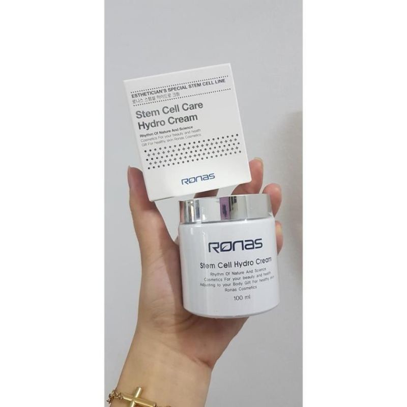 (Chính Hãng) Kem Tế Bào Gốc Dưỡng Ẩm Da Mặt Ronas Stem Cell Care Hydro Cream 100ml