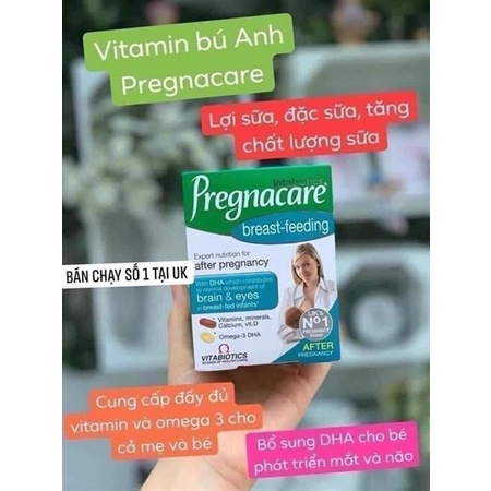 Vitamin PREGNACARE BREASTFEEDING Bổ Sung Chất Cho Sữa Mẹ