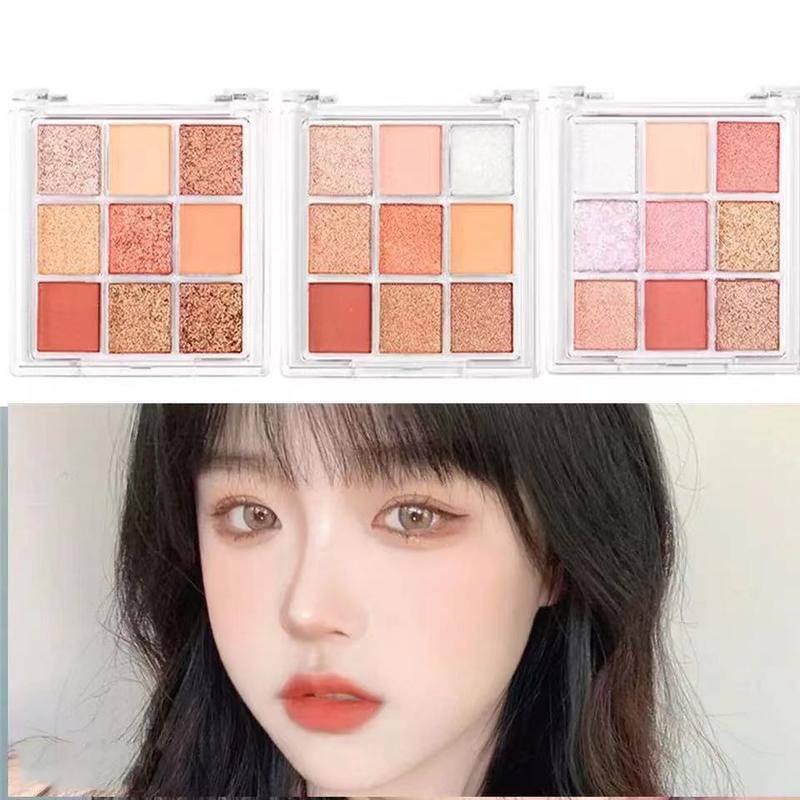 [Hàng mới về] Bảng Phấn Mắt Imagic 9 Màu Lì Và Màu Nhũ Ánh Kim Cương Tông Đất Nghỉ Mát Nhiệt Đới