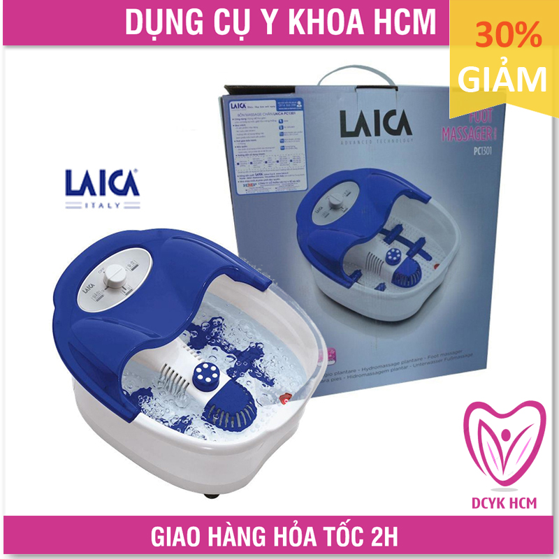 ⚡Now+Grab⚡| Bồn Massage Chân Hồng Ngoại: Laica PC1301 (3 Chế Độ) - GK0506