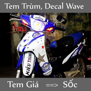 Tem trùm wave heniken xanh trắng