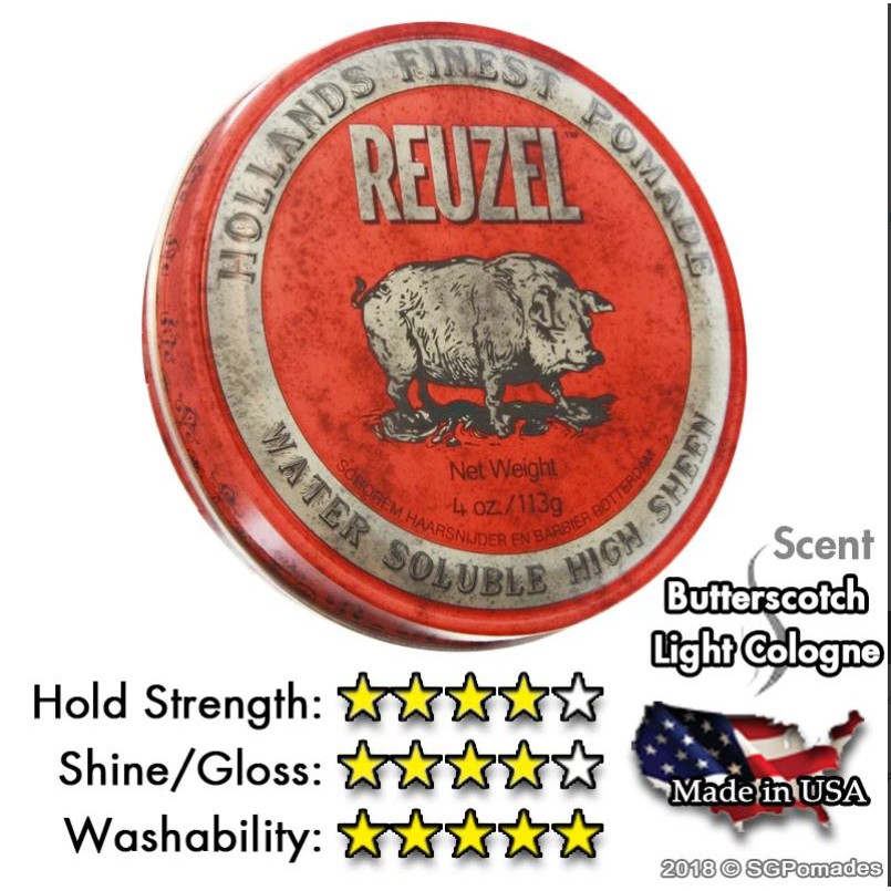 Tạo kiểu tóc Reuzel Red Pomade - 113grams