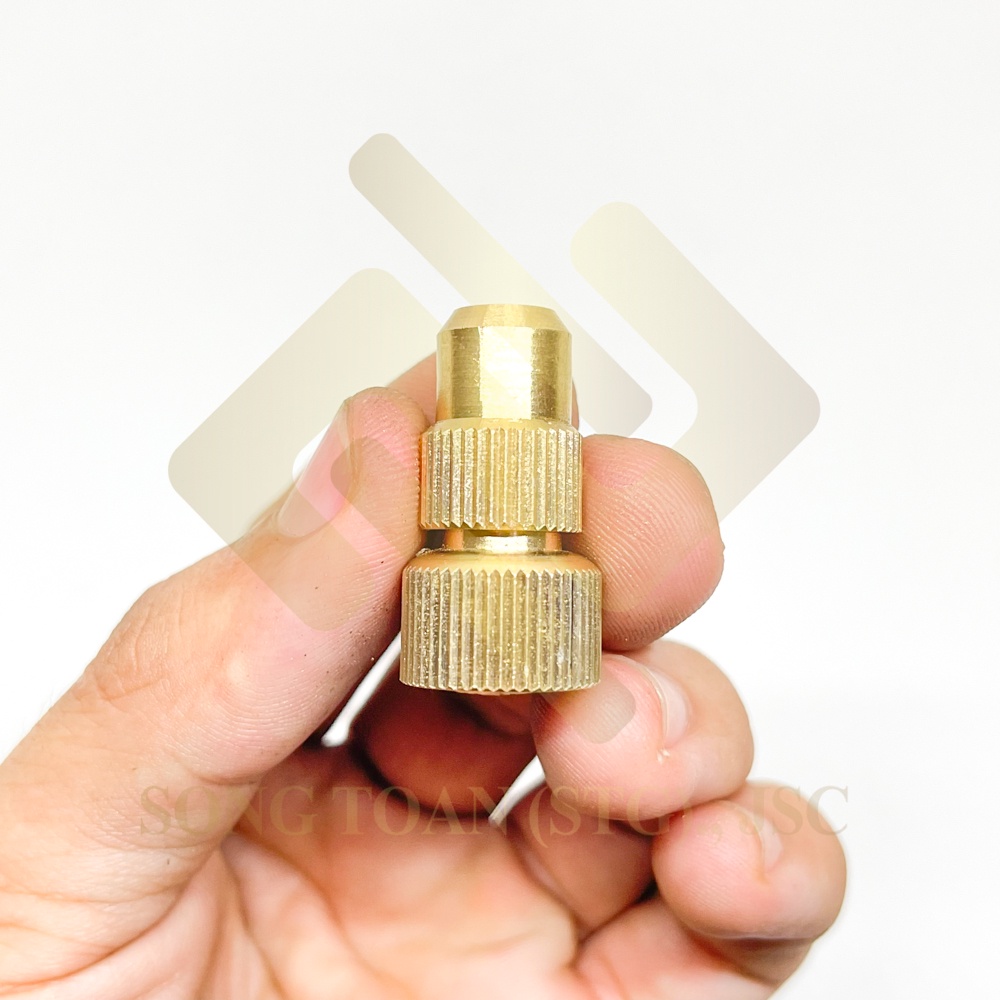 Béc Phun Cá Sấu Ren Trong G 1/4 13 Điều Chỉnh Bán Kính Góc Phun Bình Xịt Khử Khuẩn Làm Mát Mái Bằng Đồng Thau