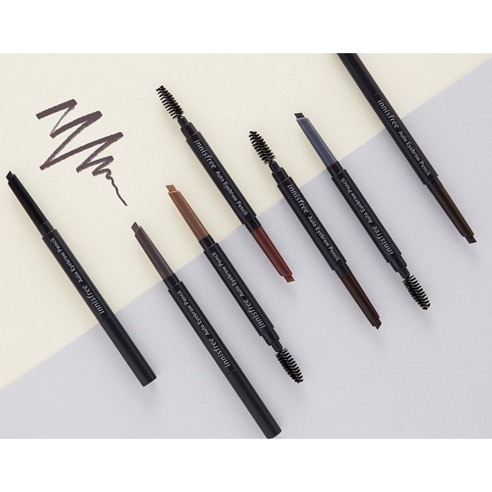Chì kẻ mày Innisfree Auto Eyebrow Pencil 2 đầu