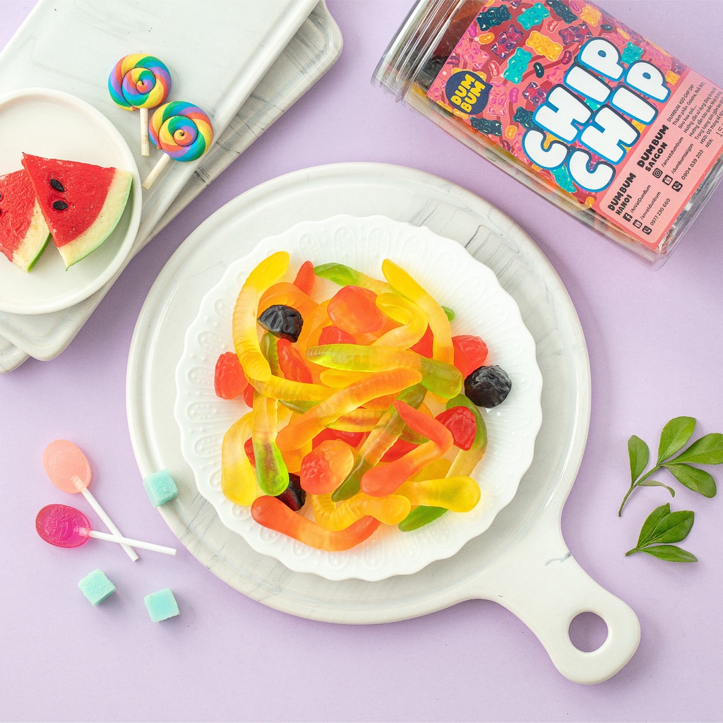 Kẹo chíp chíp mix vị 500g đồ ăn vặt Hà Nội vừa ngon vừa rẻ