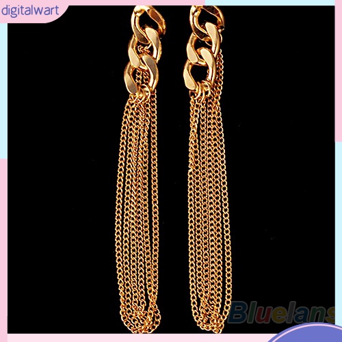 Bông tai dáng dài dạng tua kiểu dáng cổ điển thời trang dành cho nữ