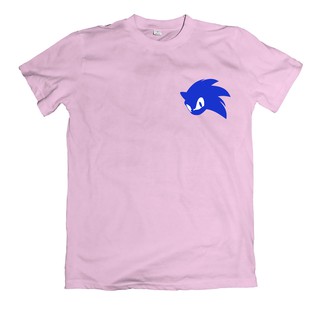 Áo thun in hình logo mặt nhím sonic