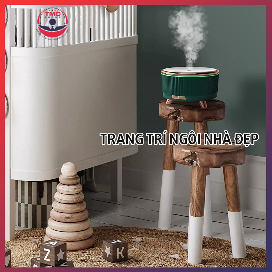 MÁY KHUẾCH TÁN TINH DẦU , MÁY PHUN SƯƠNG SIÊU ÂM TẠO ĐỘ ẨM KHÔNG KHÍ 500ml