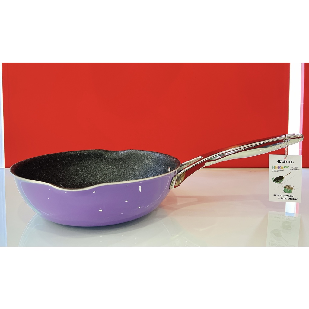Chảo Inox liền khối Elmich Hera EL-8185 size 20cm 8186 size 24cm 8187 size 26cm 8188 sz 28cm