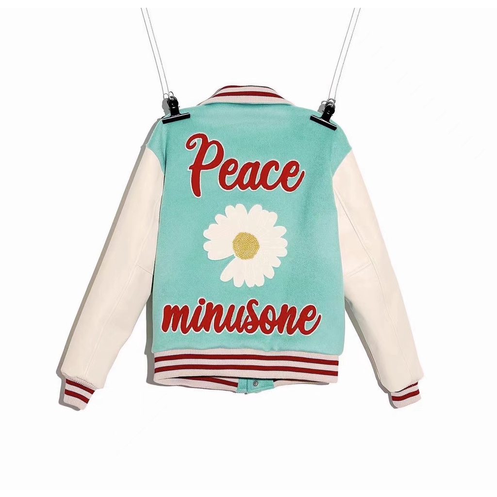 ÁO KHOÁC NỈ P ĐỎ PMO PEACEMINUSONE GD