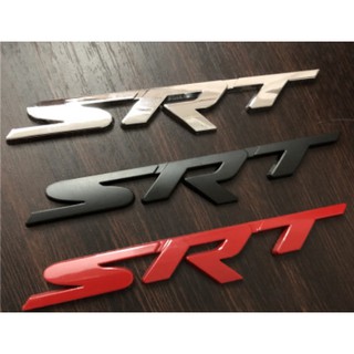 Chữ nổi 3D "SRT" trang trí xe