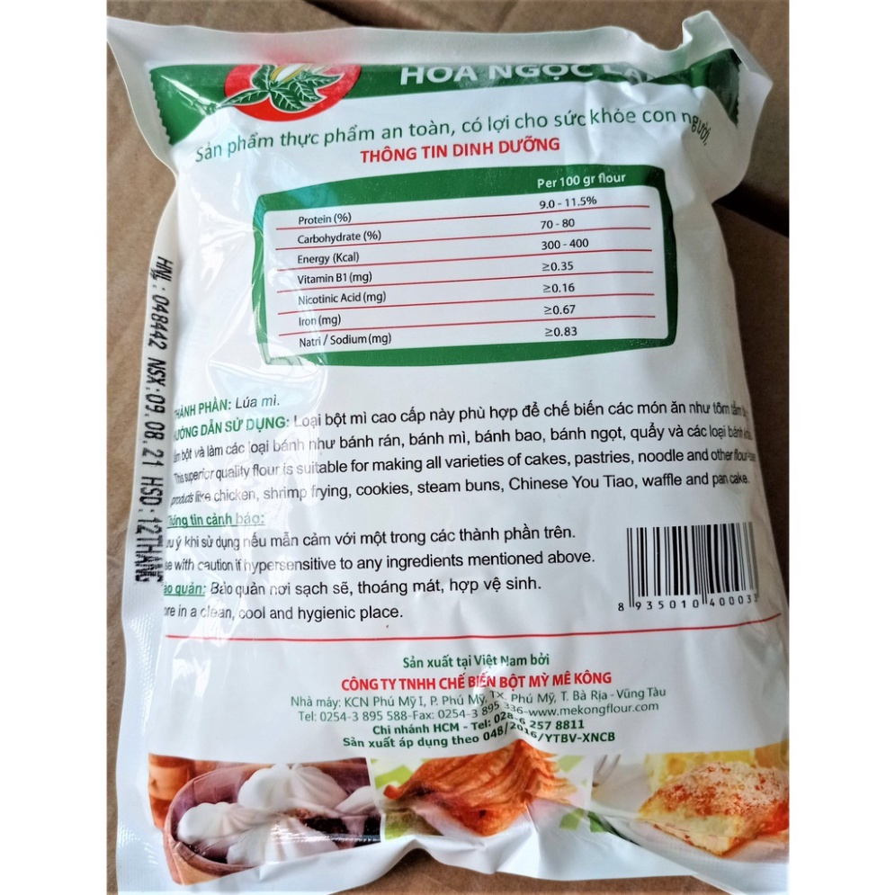 [Sỉ thùng 10kg] Bột mì Hoa Ngọc Lan (Bột mì đa dụng) chuyên làm BÁNH BAO, BÁNH MÌ, TRUNG THU, TẨM BỘT CHIÊN
