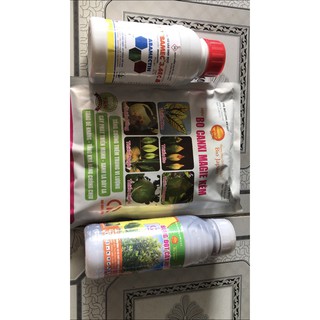 BỘ 3 CHĂM SÓC MÍT GIAI ĐOẠN CÂY CON - QUẢ CẦU LỬA 007 - BIO JAPAN