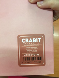 VỞ HỌC TỪ MỚI HIỆU QUẢ (nhập từ Crabit Notebuck)