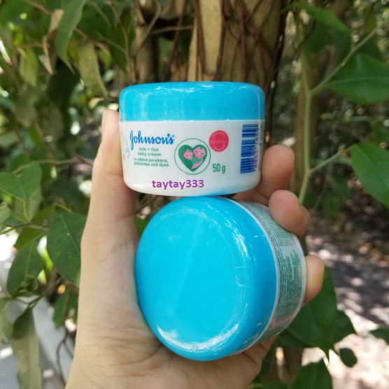 [MẪU MỚI] Kem dưỡng ẩm Johnson's Baby Milk Cream 50g