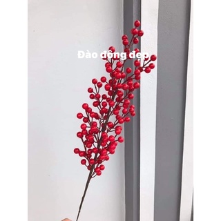 đào đông 12 nhánh trang trí,decor