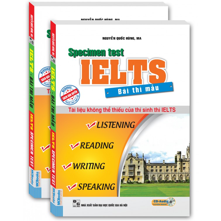 Sách - Bài thi mẫu IELTS Specimen test
