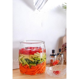 BÌNH THUỶ TINH MUỐI DƯA NẮP CÓ NÚM 2000ML