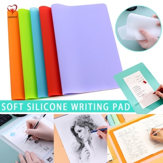 Tấm lót silicone hỗ trợ viết chữ màu đơn chống trơn trượt