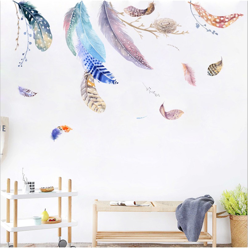 🌿🌿 Decal dán tường, tranh dán tường, tranh trang trí decor phòng nhiều mẫu lựa chọn - Mẫu 1