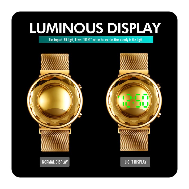 Đồng Hồ Có Đèn LED SKMEI Kiểu Dáng Thời Trang Cho Nữ