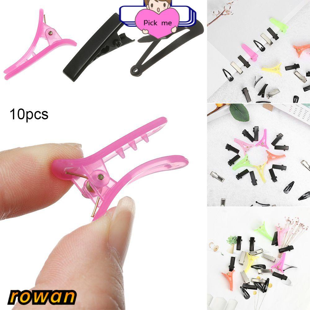 Set 10 Kẹp Tóc Búp Bê Bằng Nhựa 3 Kiểu Dáng Dễ Thương Cho Bé Gái Diy