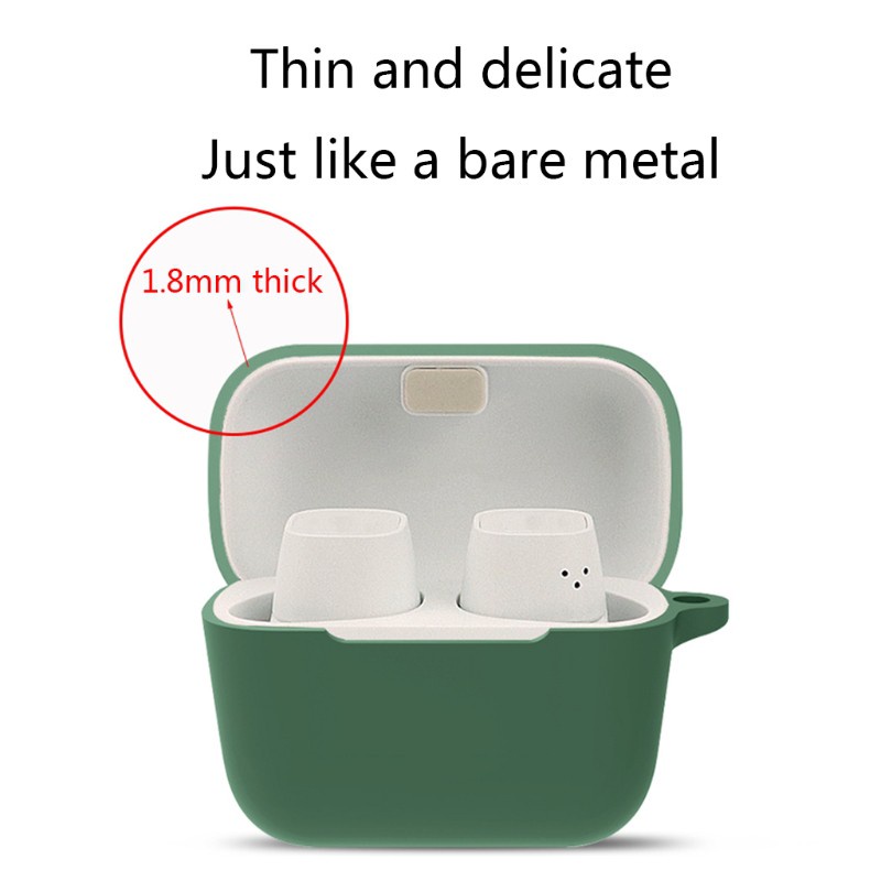 Vỏ Bảo Vệ Hộp Sạc tai nghe không dây Bằng Silicon Chống Rơi Cho-S-Ennheiser Cx400Bt