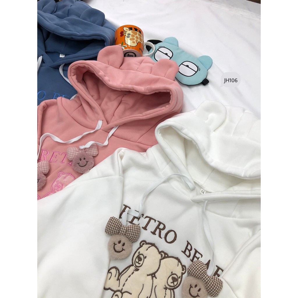 ÁO HOODIE, ÁO NỈ NỮ THU ĐÔNG MỚI 2022 JH106