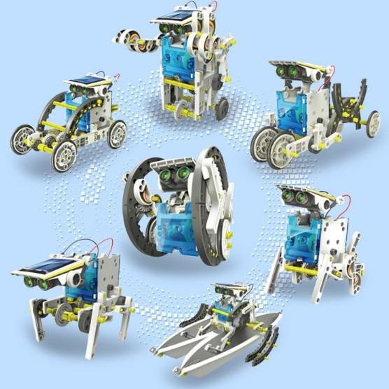 ROBOT TƯƠNG LAI 13 IN 1 EDUCATIONAL SOLAR ROBOT KIT 2115A -BỘ LẮP RÁP NĂNG LƯỢNG MẶT TRỜI