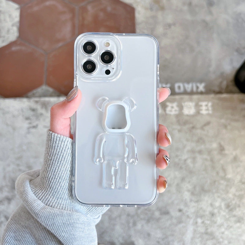 Ốp lưng iphone gấu KAWS silicon trong suốt  7plus/8plus/x/xr/xs/11/12/13 pro/max/plus/promax