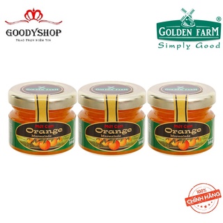 Lốc 3 hũ mứt cam preserves golden farm 30g/ hũ goodyshop