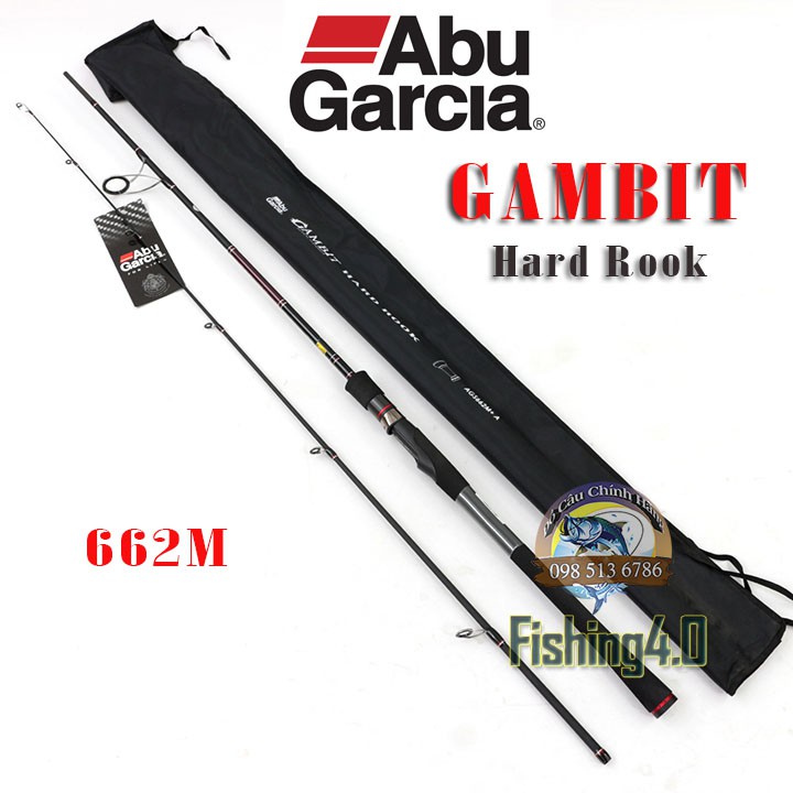 CẦN CÂU LURE ABU GARCIA GAMBIT HARD ROOK 662M - CHÍNH HÃNG SIÊU NHẸ