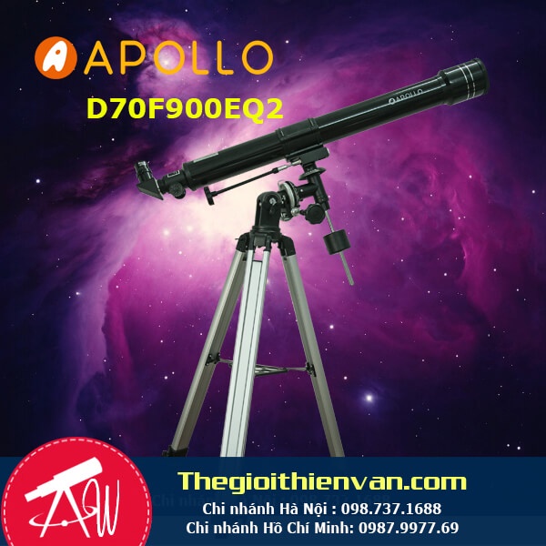 Kính thiên văn khúc xạ Apollo 70F900EQ-2 - Hàng chính hãng