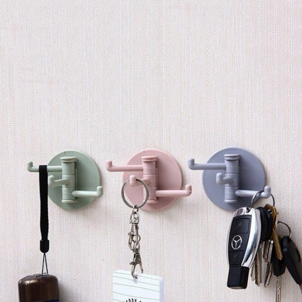 Giá treo 3 móc gắn tường tiện lợi sáng tạo