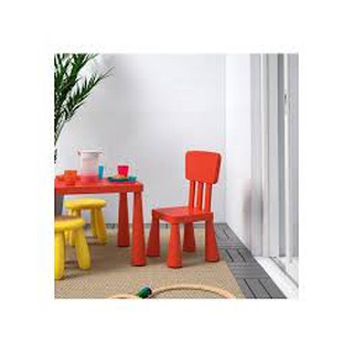 Ghế tựa đỏ Mammut Ikea