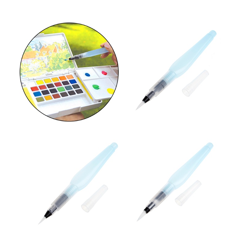 Bút đầu cọ vẽ màu nước tiện lợi chuyên dùng