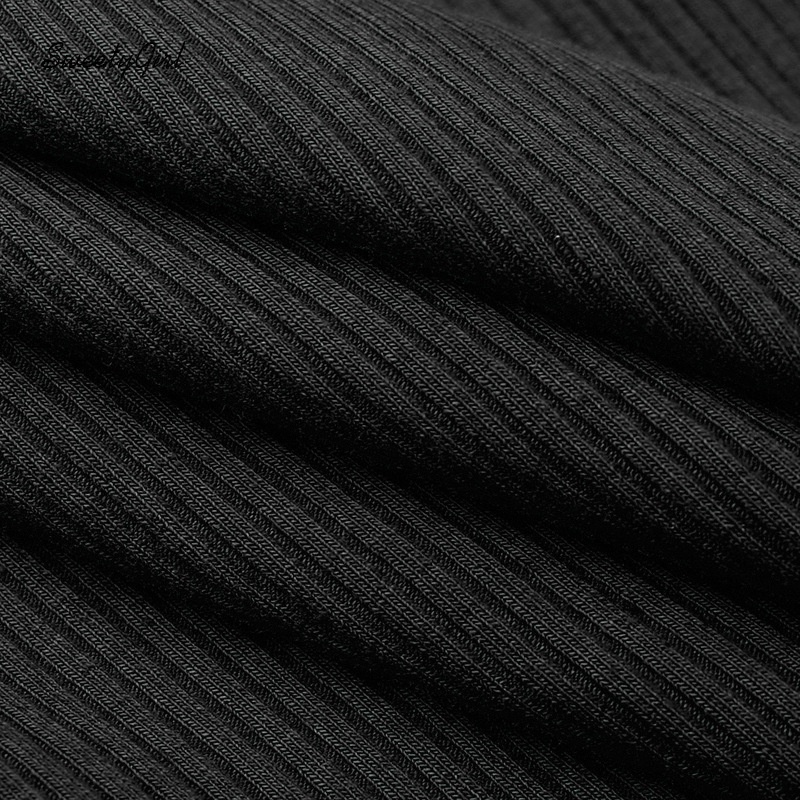 Đầm Maxi Cổ Yếm Tay Dài Ôm Eo Màu Đen Trơn Thời Trang 2022 Dành Cho Bạn Nữ