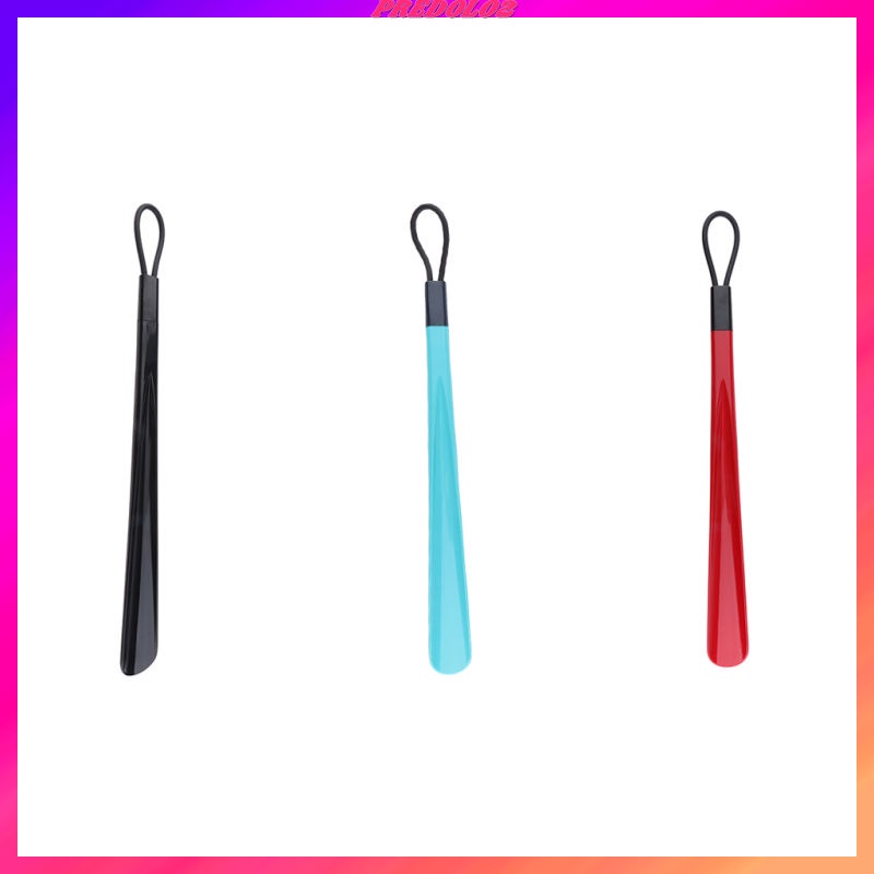 [Predolo2] Dụng Cụ Hỗ Trợ Mang Giày Bằng Nhựa 20 &quot;Tay Cầm Dài Màu Đen Chắc Chắn