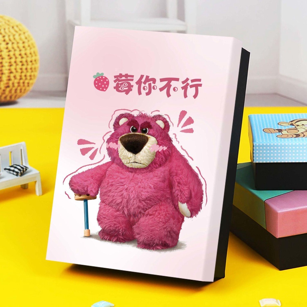 Hộp Quà Tặng Đựng Quần Áo / Giày Dép Hình Chú Gấu / Dâu Tây Dễ Thương