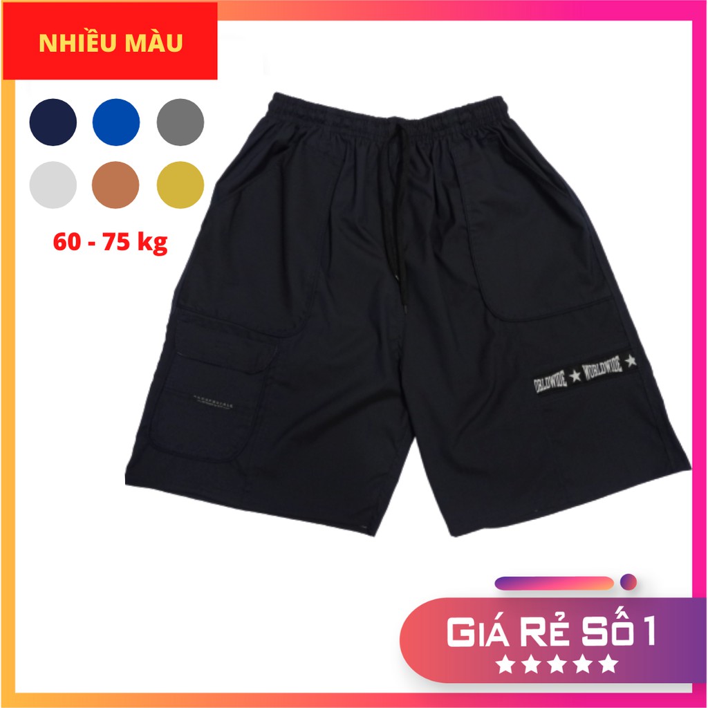 [Mã SR11JUNE5 giảm 20K đơn 50K] Quần Short Nam Túi Hộp Kaki Lưng Thun Co Giãn Cao Cấp ( Kèm Video) | BigBuy360 - bigbuy360.vn