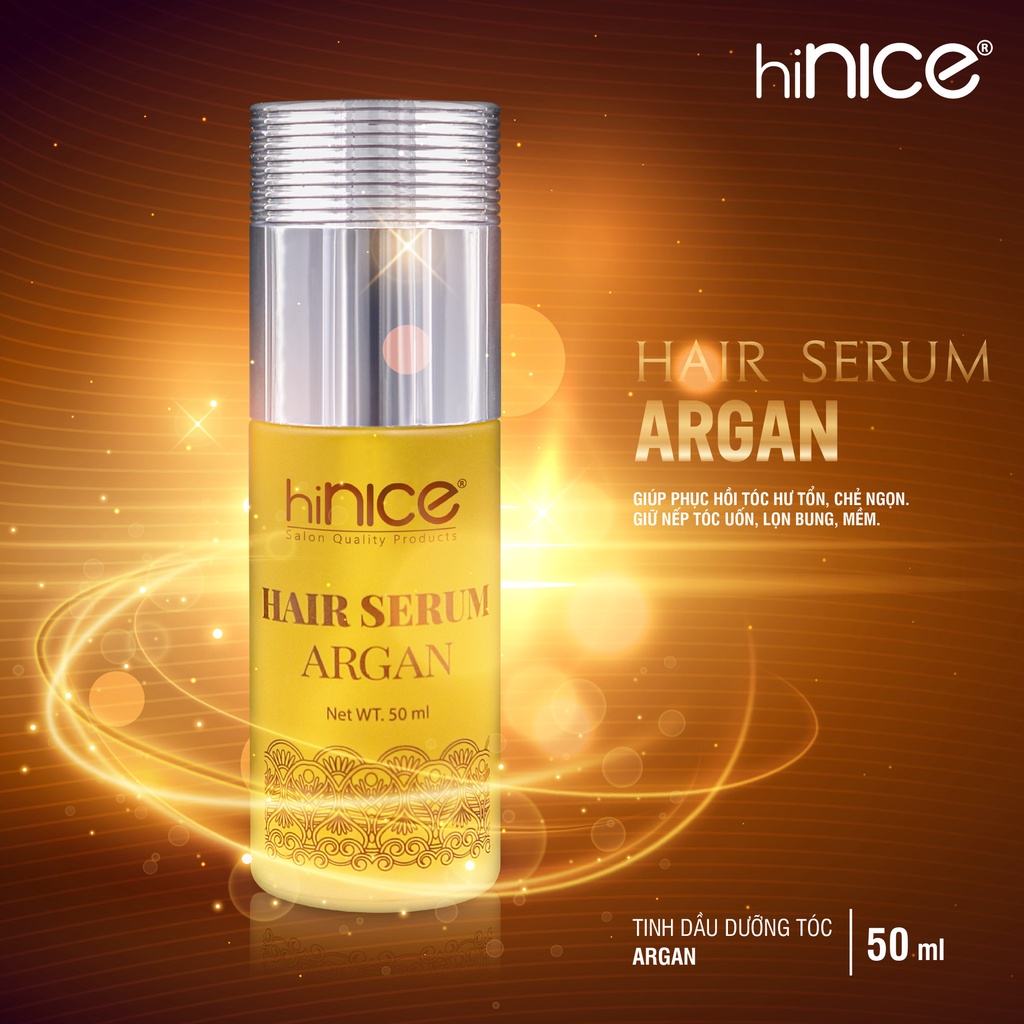 SERUM  HINICE ARGAN SUÔN MƯỢT 50ML