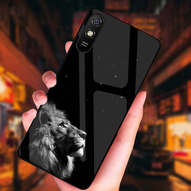 Ốp Lưng XIAOMI Redmi 9A Mặt kính cường lực Cao Cấp, Sang Trọng thiết kế Độc Quyền