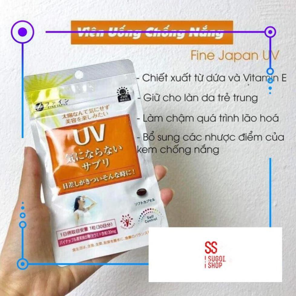 Viên uống chống nắng UV Care Plus 30/45 viên Nhật bản